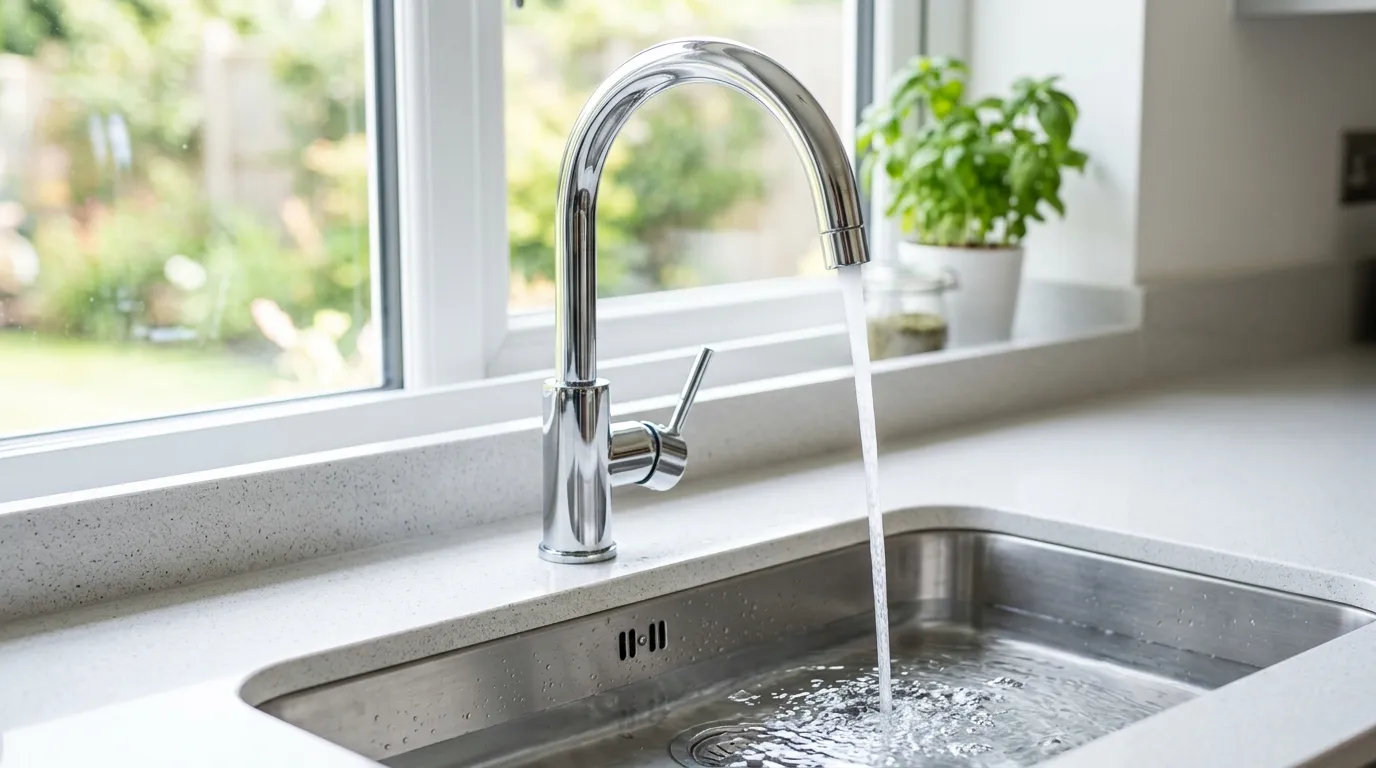 Local Plumbing Master Pros same day plumber fixing a faucet in Markham, WA